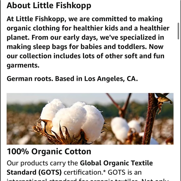 LITTLE FISHKOPP | baby sleep bag| 0-6 M - Picture 12 of 16